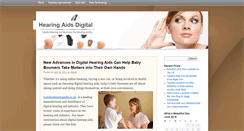 Desktop Screenshot of hearingaidsdigital.com