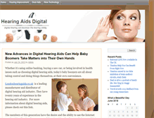 Tablet Screenshot of hearingaidsdigital.com